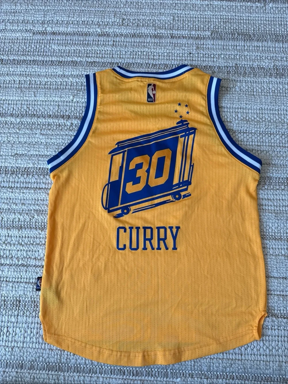 Adidas Steph Curry #30 Golden State Warriors Jersey Youth Med +2 Length THE CITY